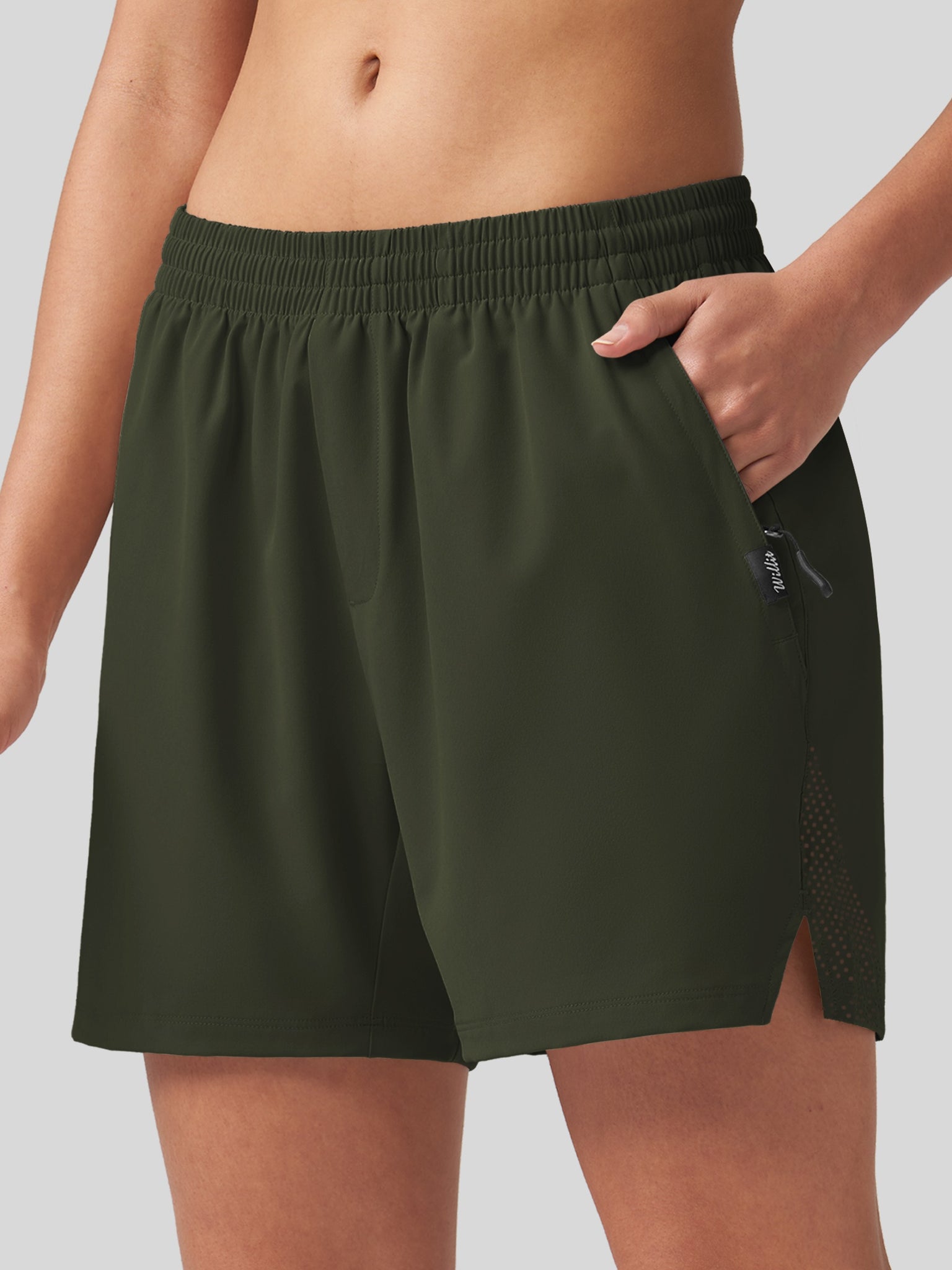 Women's Mid-Rise Running Shorts 5 Inch