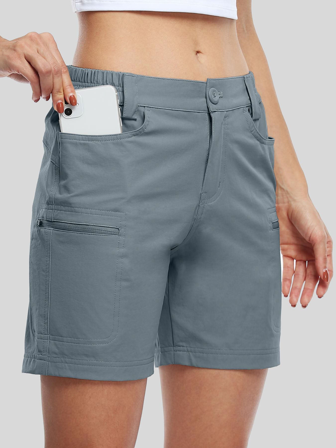 Women's Outdoor Cargo Shorts 6 Inseam