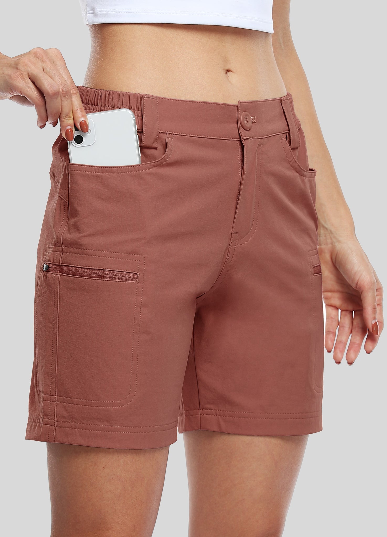 Women's Outdoor Cargo Shorts 6 Inseam