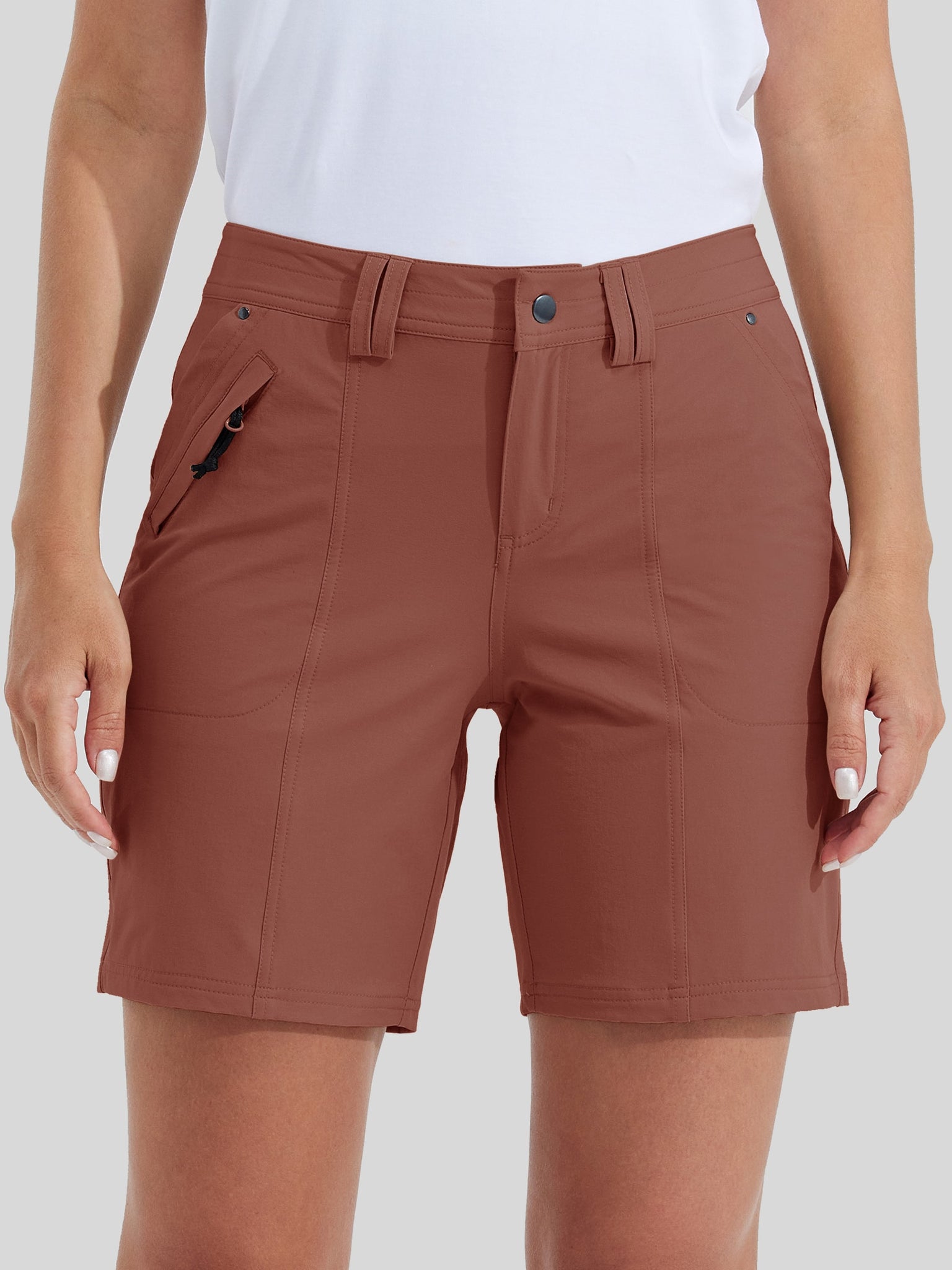 Women's Outdoor Golf Shorts Water-Resistant 7 Inch