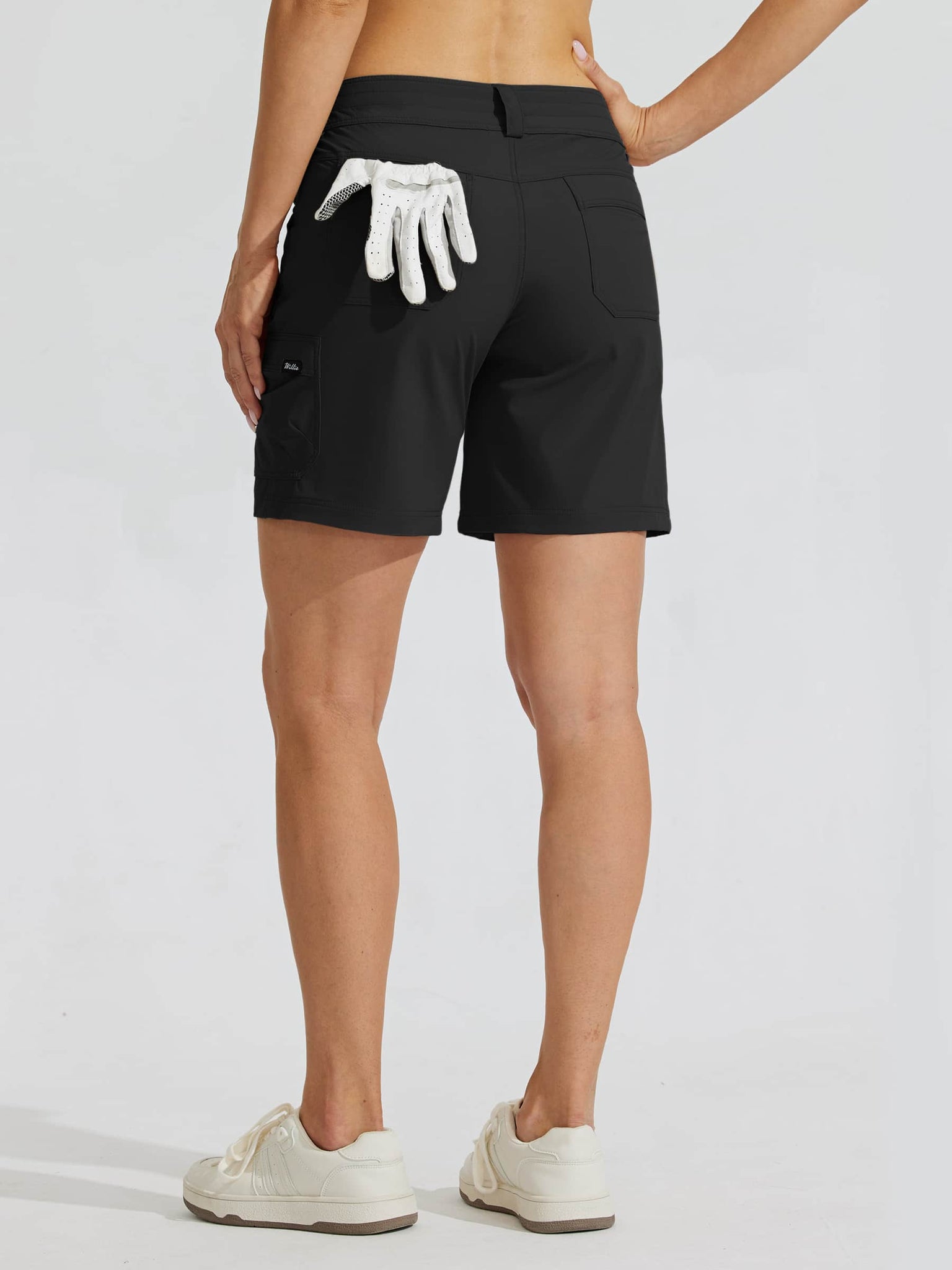 Women's Outdoor Pro Shorts Black_model1