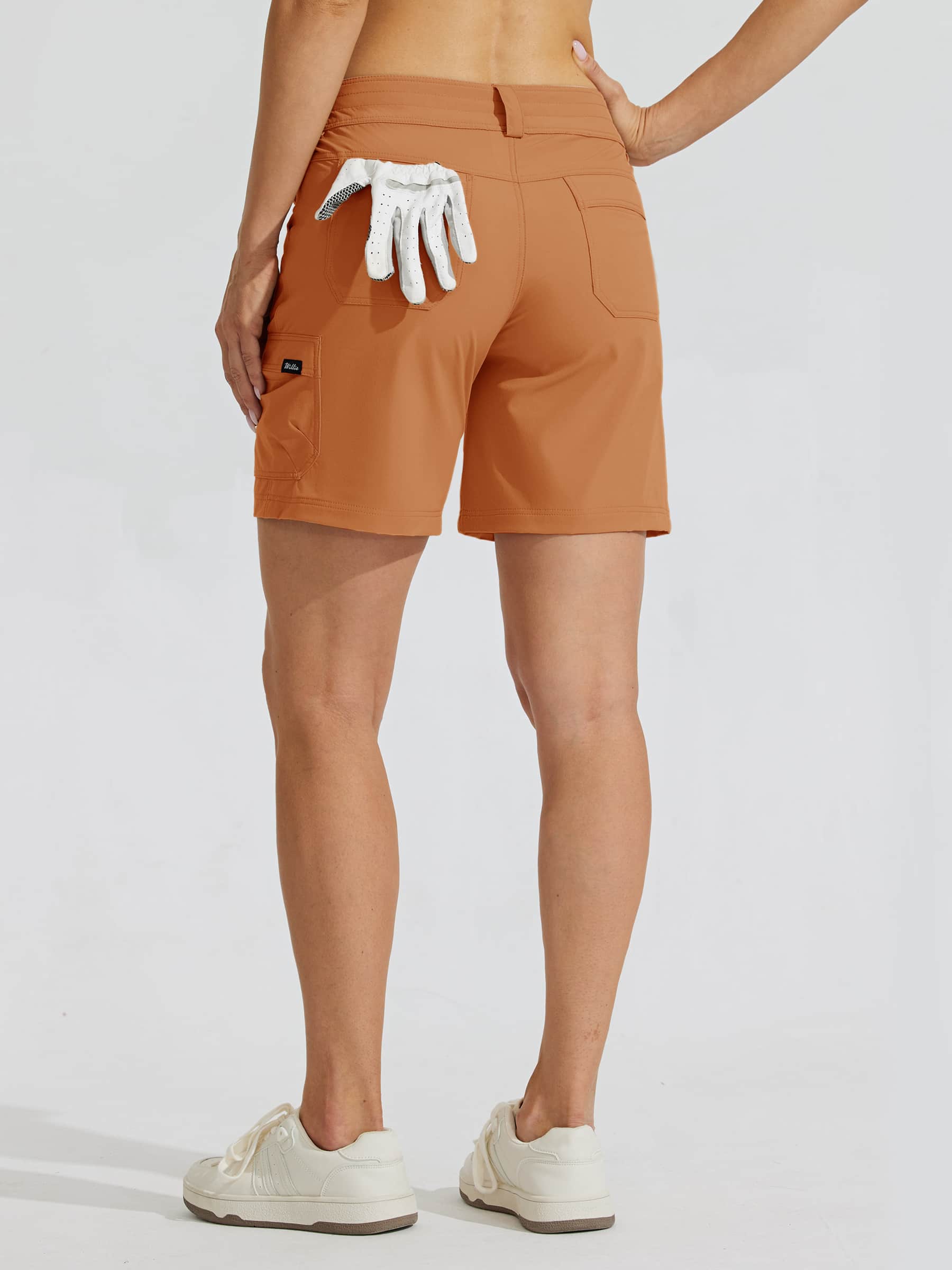 Women's Outdoor Pro Shorts Copper_hover_model