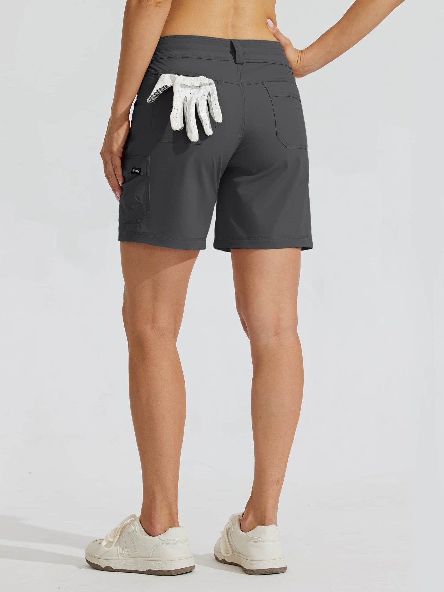 Women's Outdoor Pro Shorts DarkGray_model1