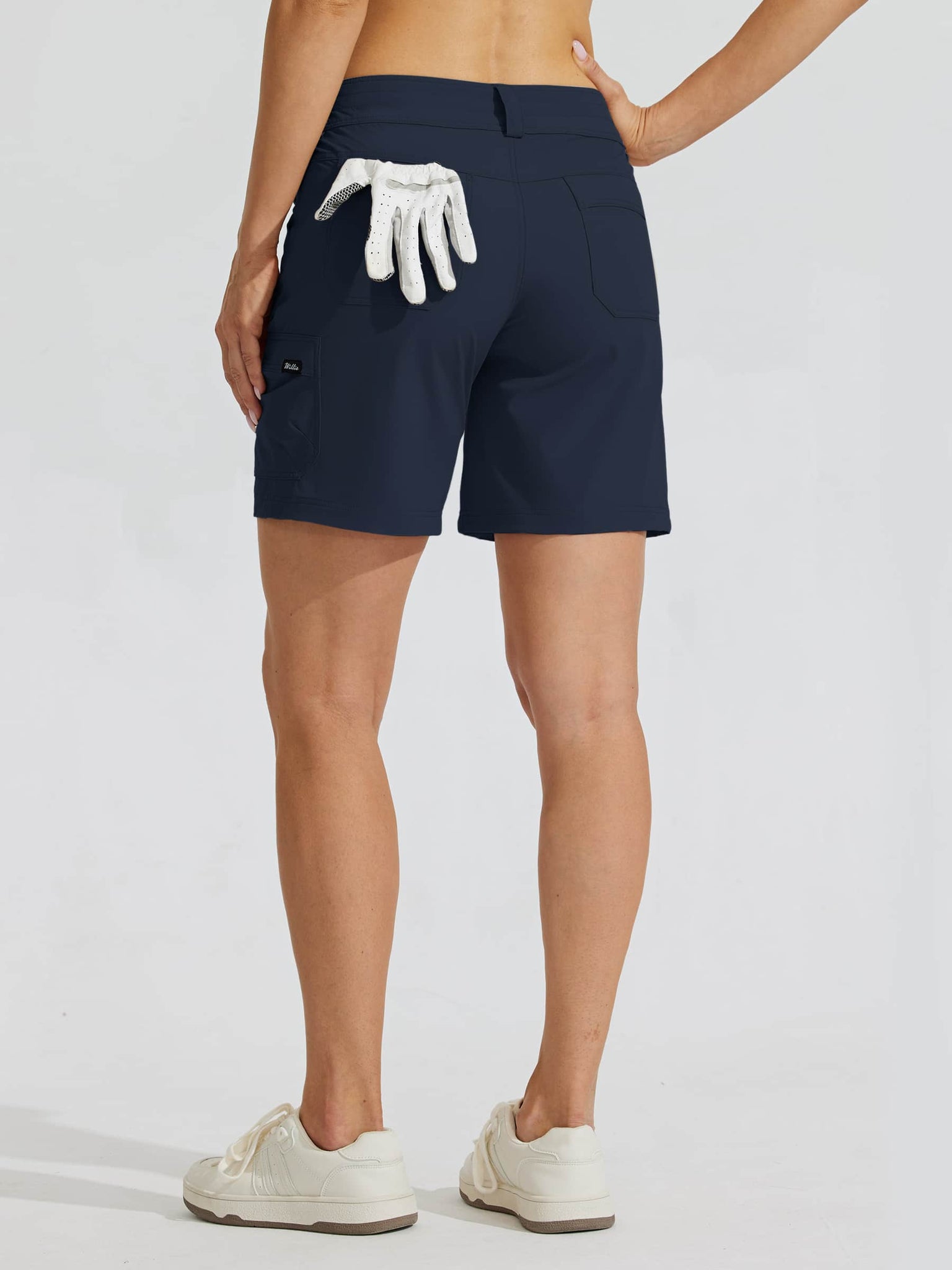 Women's Outdoor Pro Shorts Blue_model1