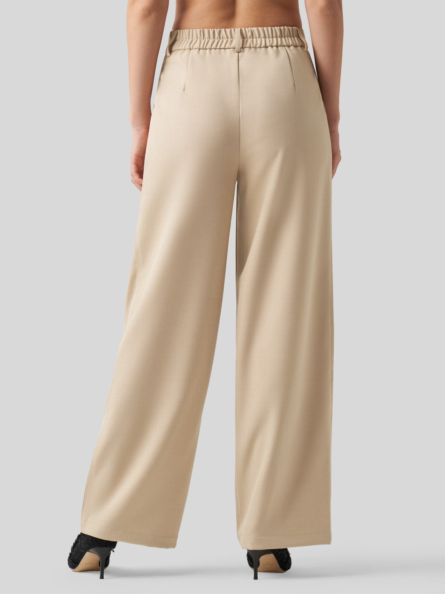 Willit Women's Pleated Wide Leg Pants 31 Inch_khaki