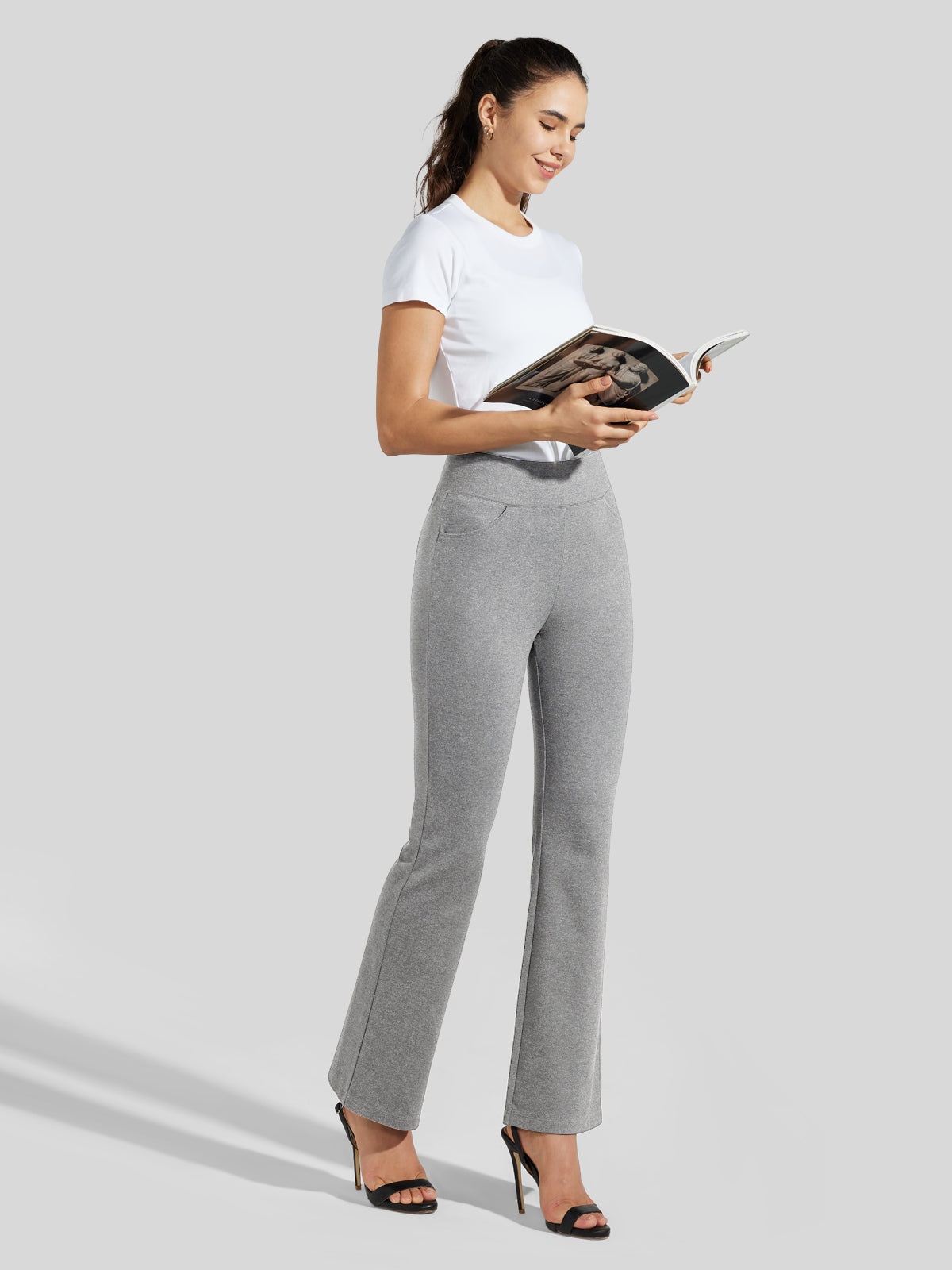 Women's Pull-On Slim Bootcut Pants