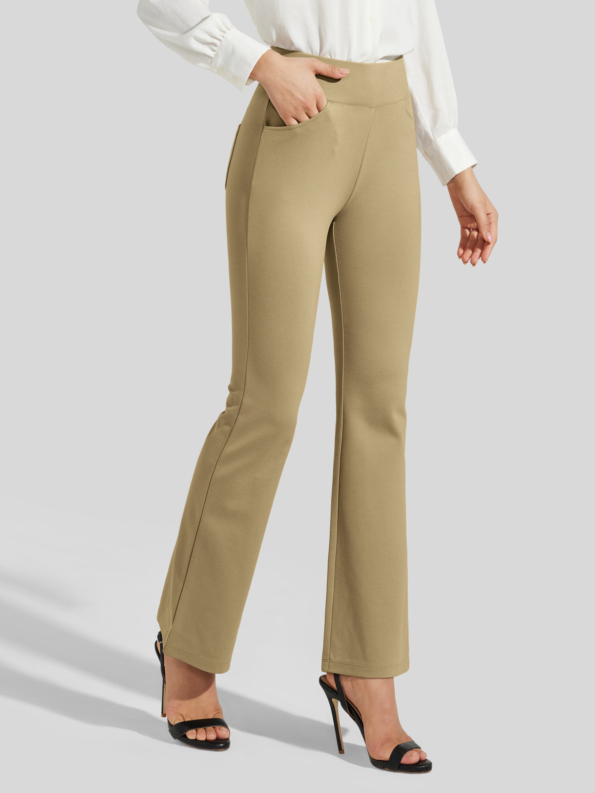 Women's Pull-On Slim Bootcut Pants