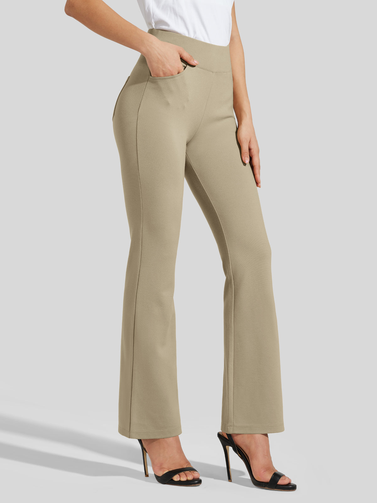 Women's Pull-On Slim Bootcut Pants