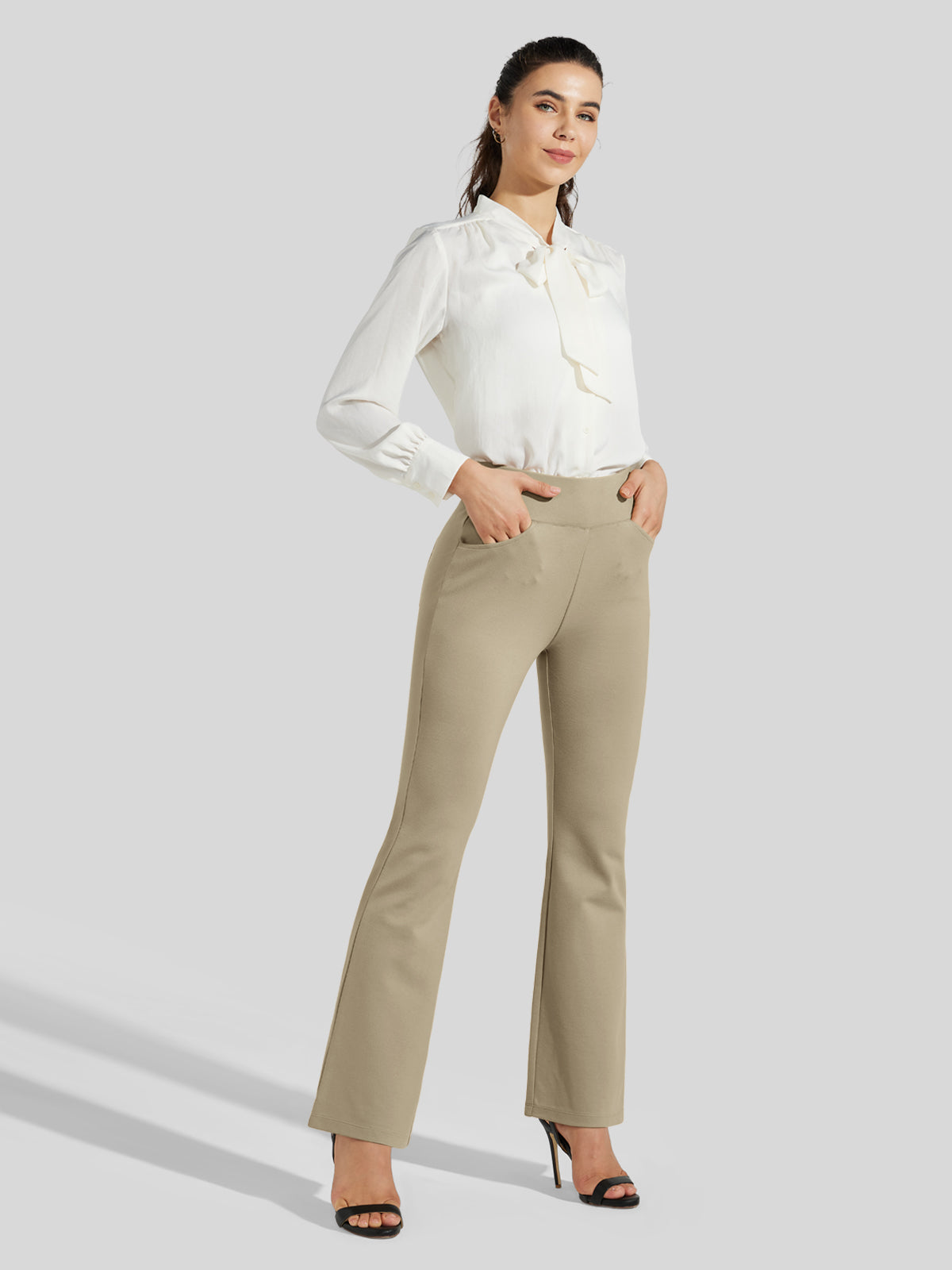 Women's Pull-On Slim Bootcut Pants