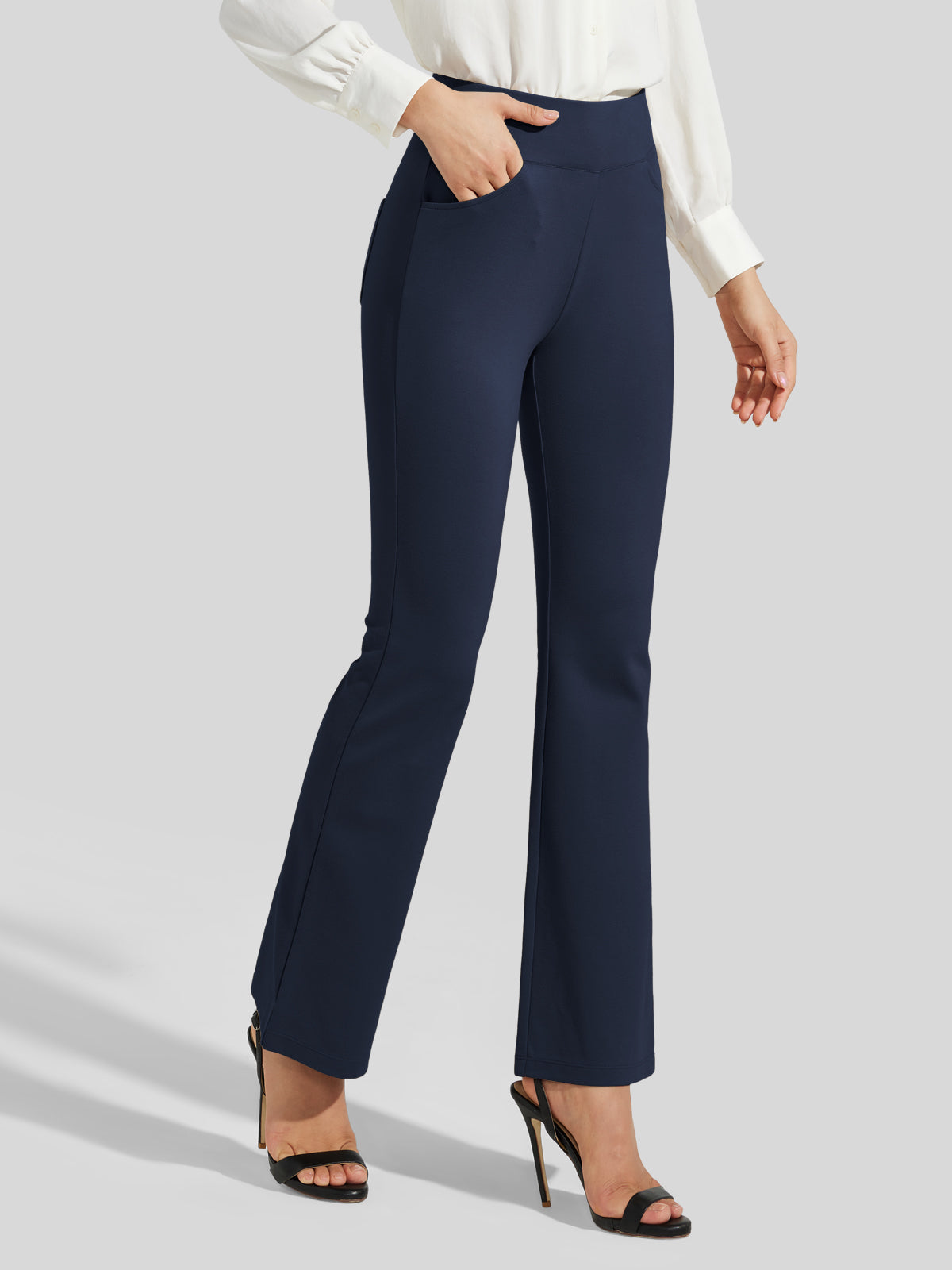 Women's Pull-On Slim Bootcut Pants