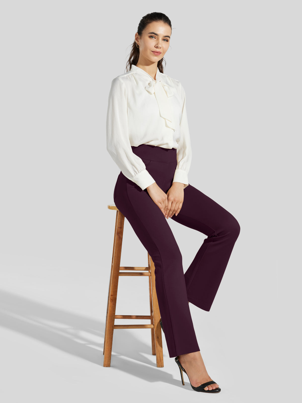 Women's Pull-On Slim Bootcut Pants