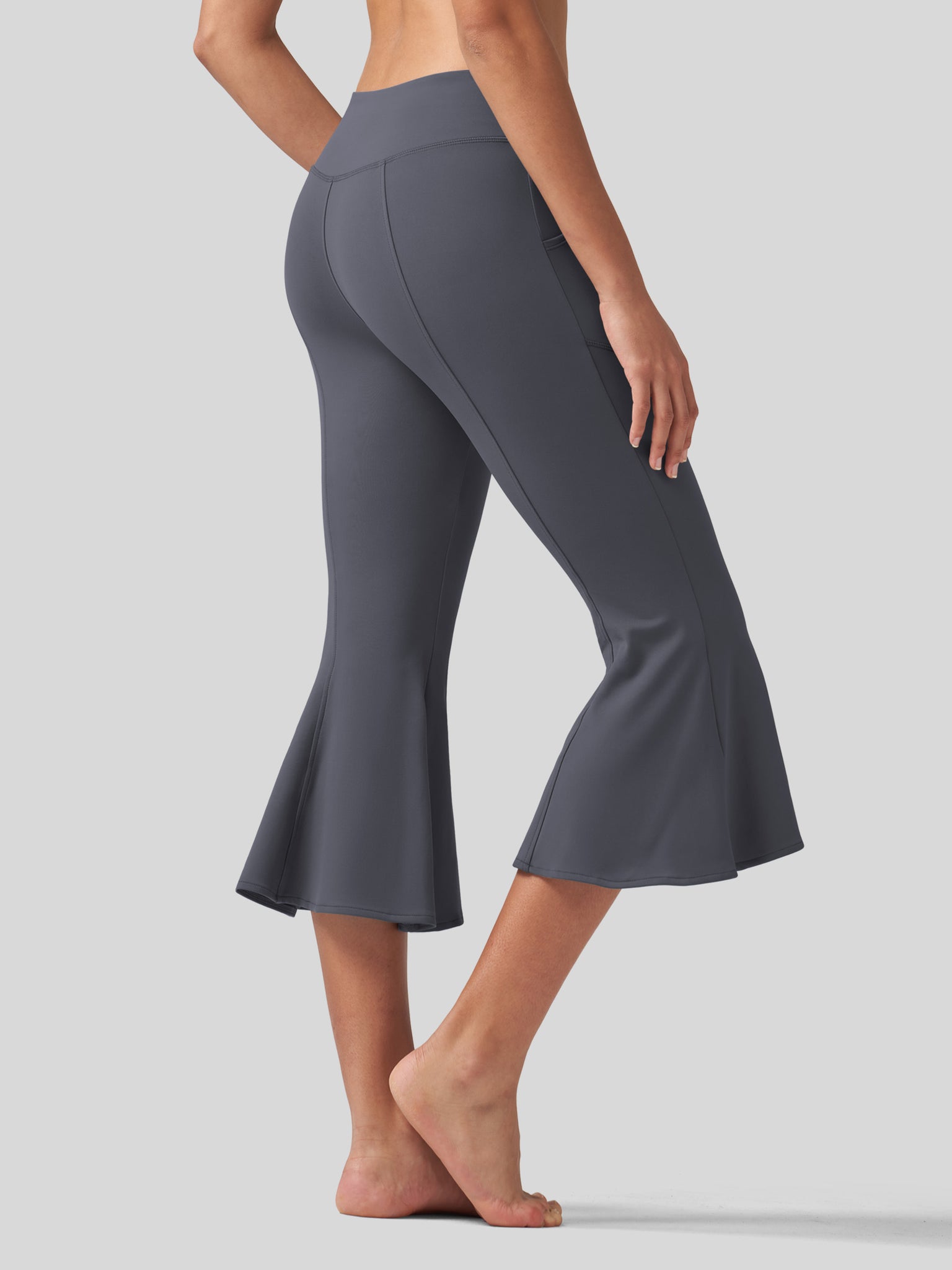 Women's Ruffle Flare Yoga Capri