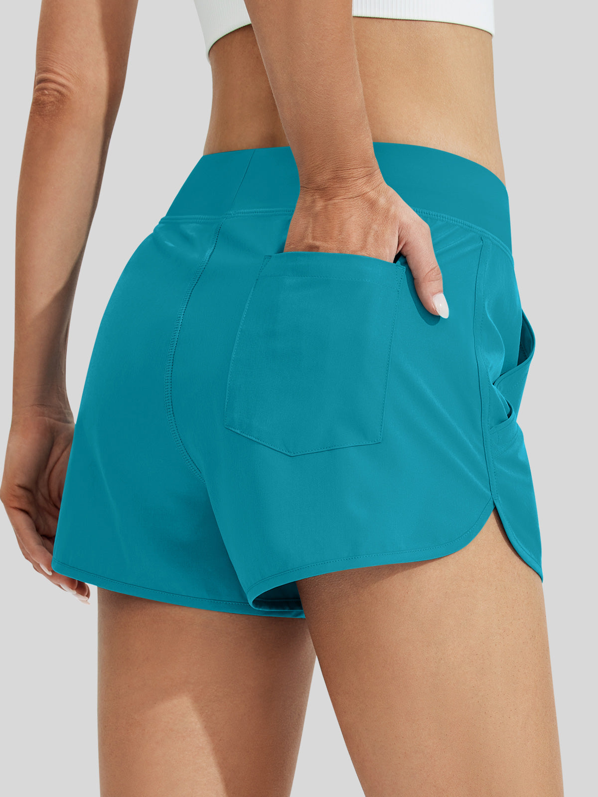 Willit Women's Seashore Boardshort 3 Inch in atoll3