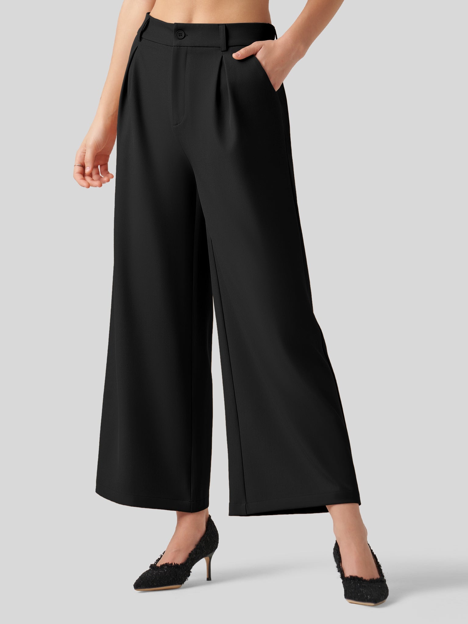 Women's Short-Length Palazzo Pant-29 Inch