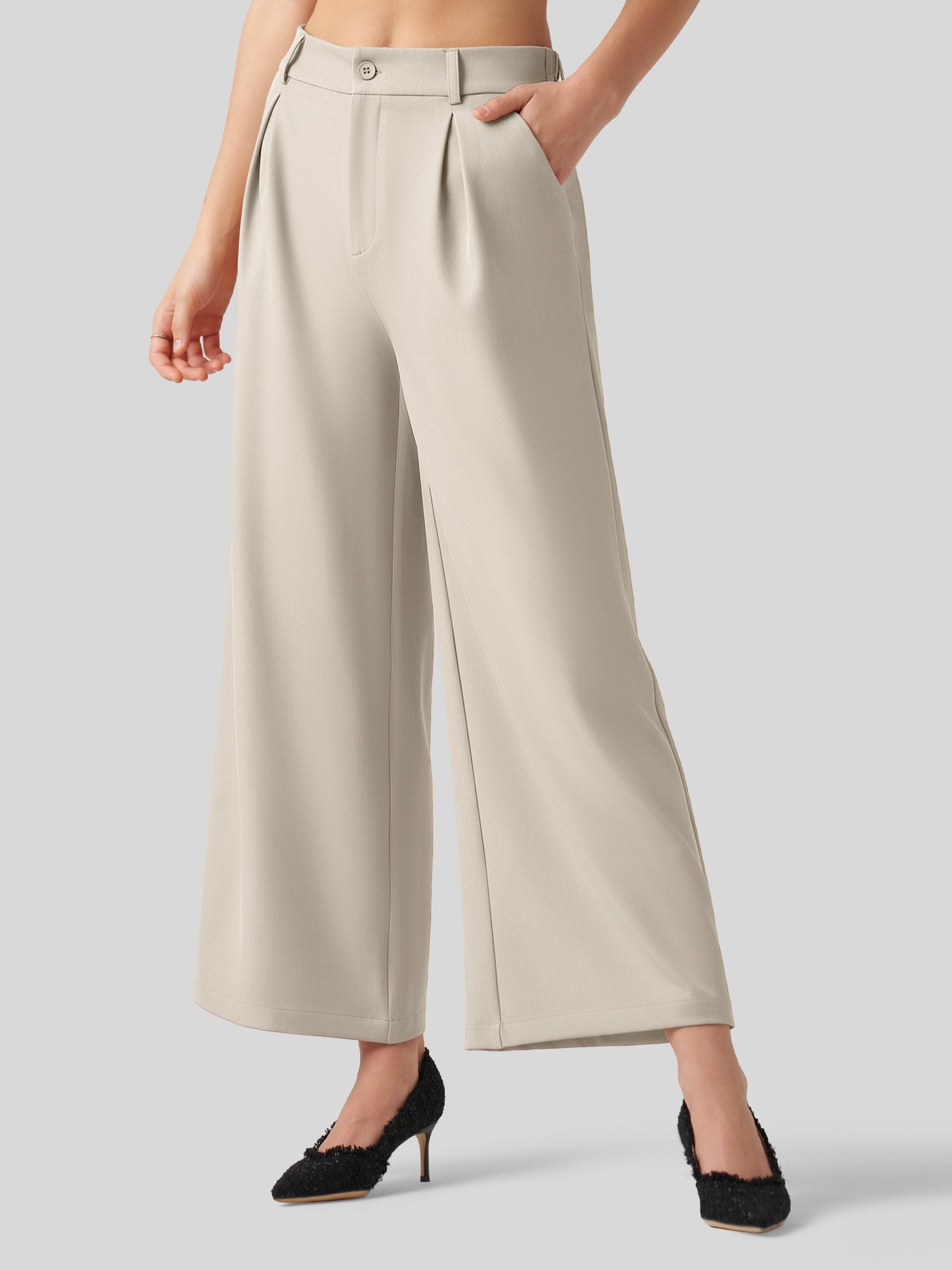 Women's Short-Length Palazzo Pant-29 Inch