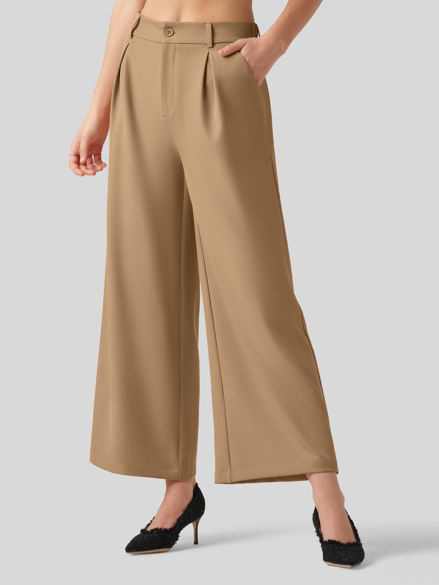 Women's Short-Length Palazzo Pant-29 Inch