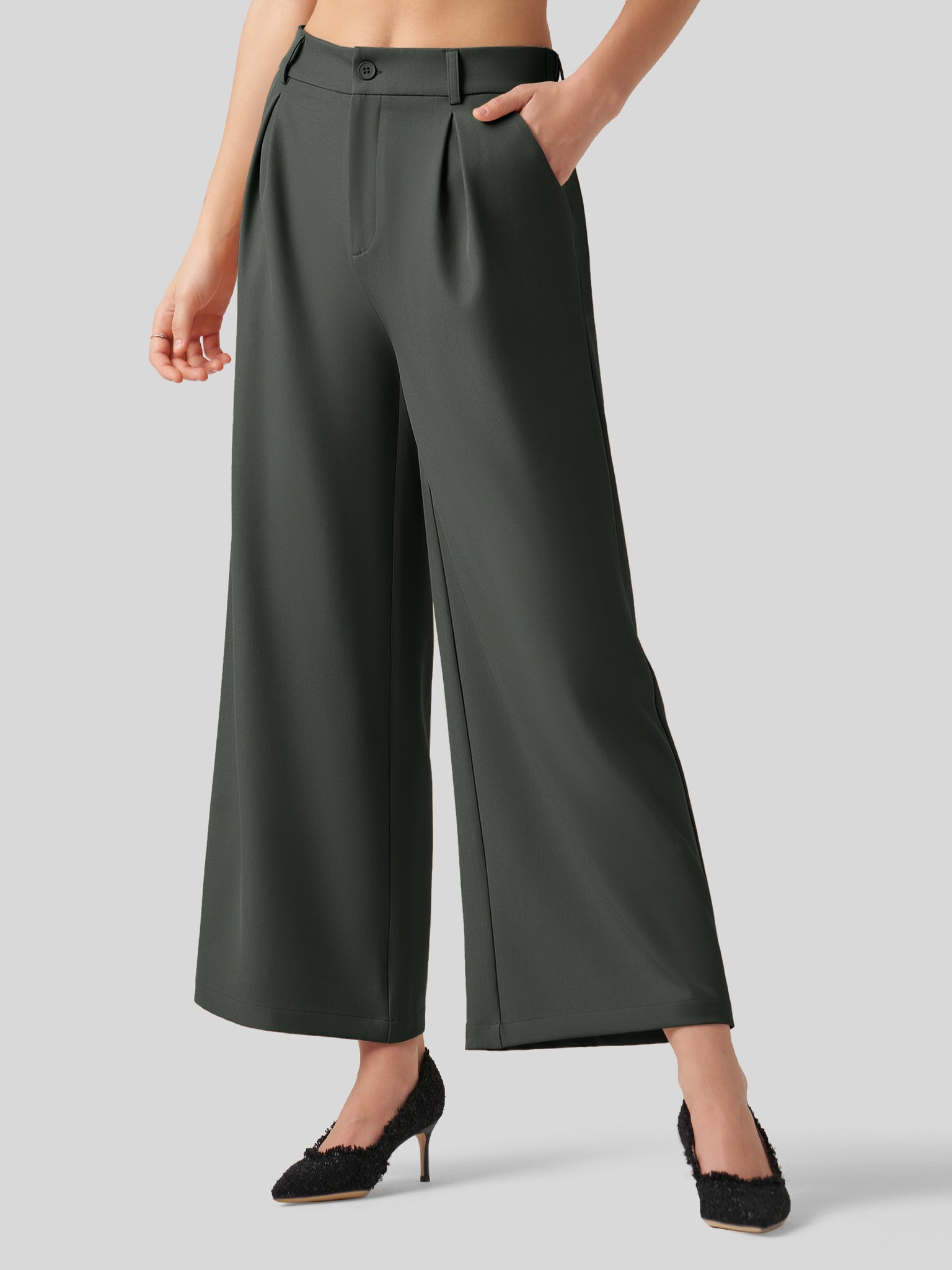 Women's Short-Length Palazzo Pant-29 Inch
