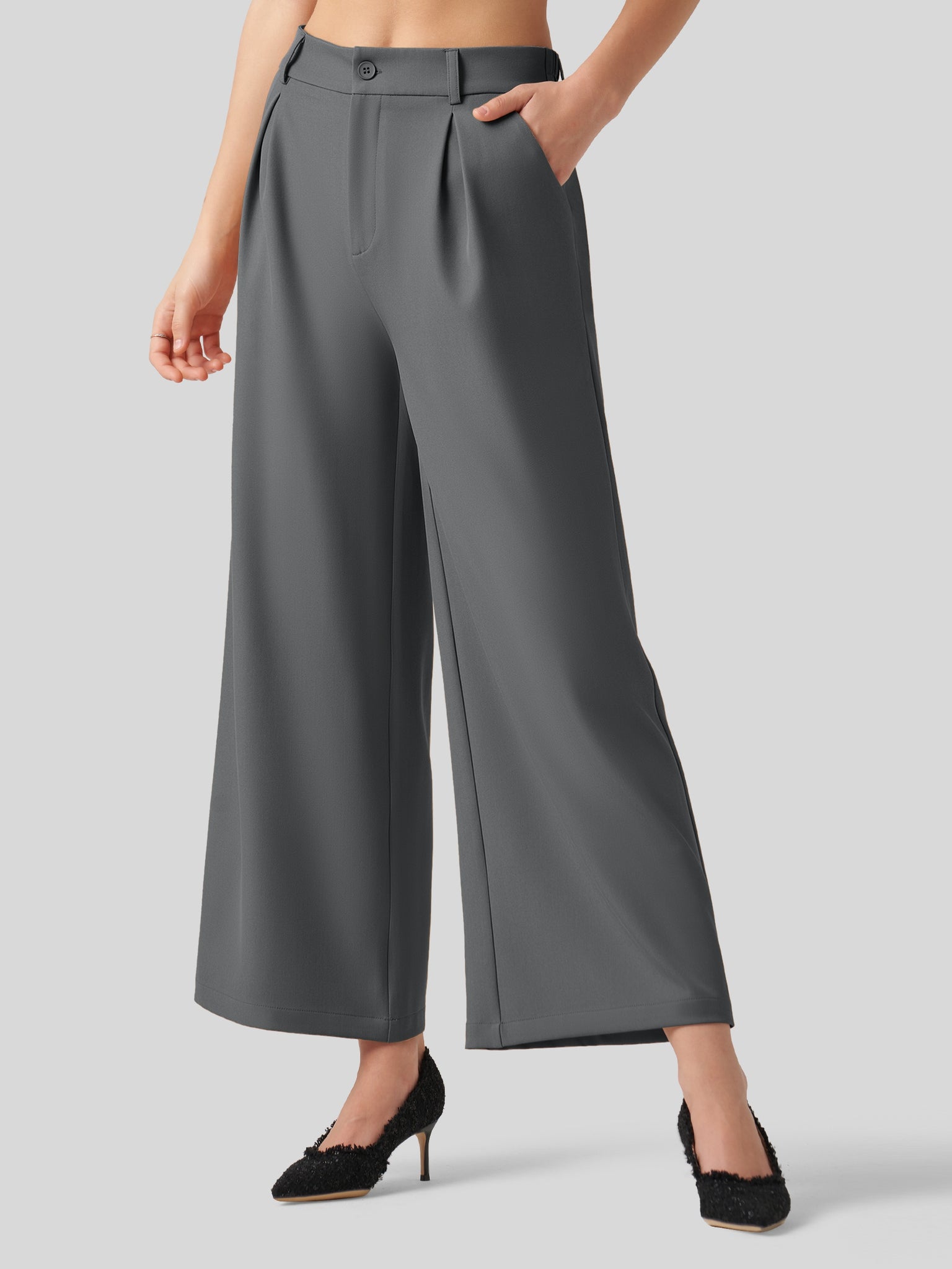 Women's Short-Length Palazzo Pant-29 Inch