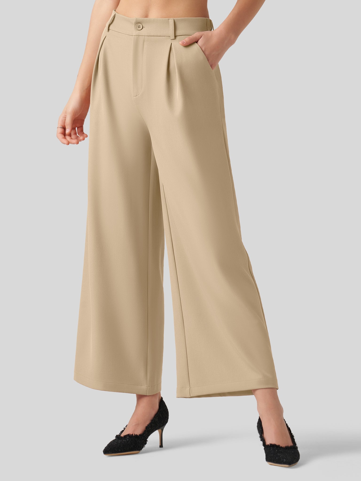 Women's Short-Length Palazzo Pant-29 Inch