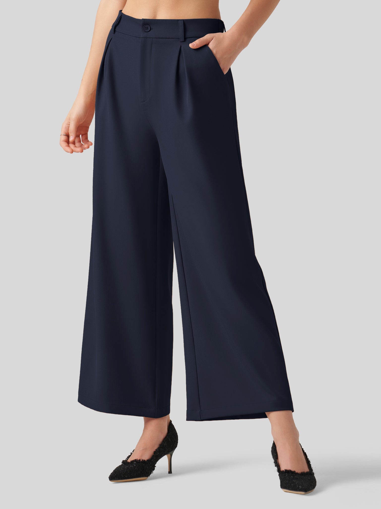 Women's Short-Length Palazzo Pant-29 Inch