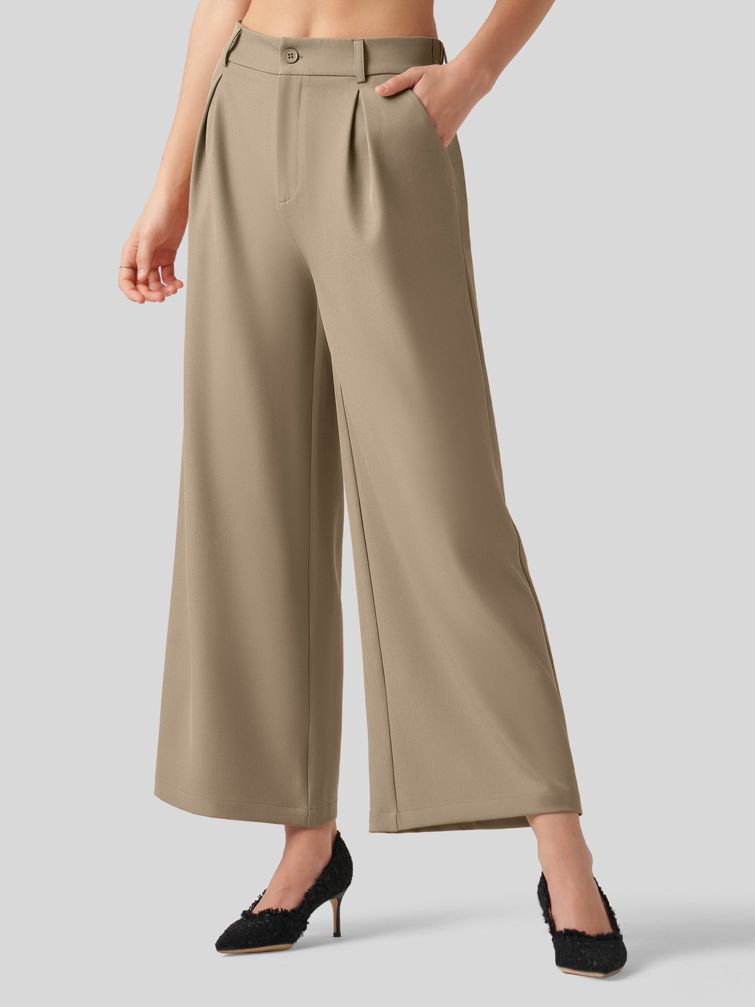 Women's Short-Length Palazzo Pant-29 Inch