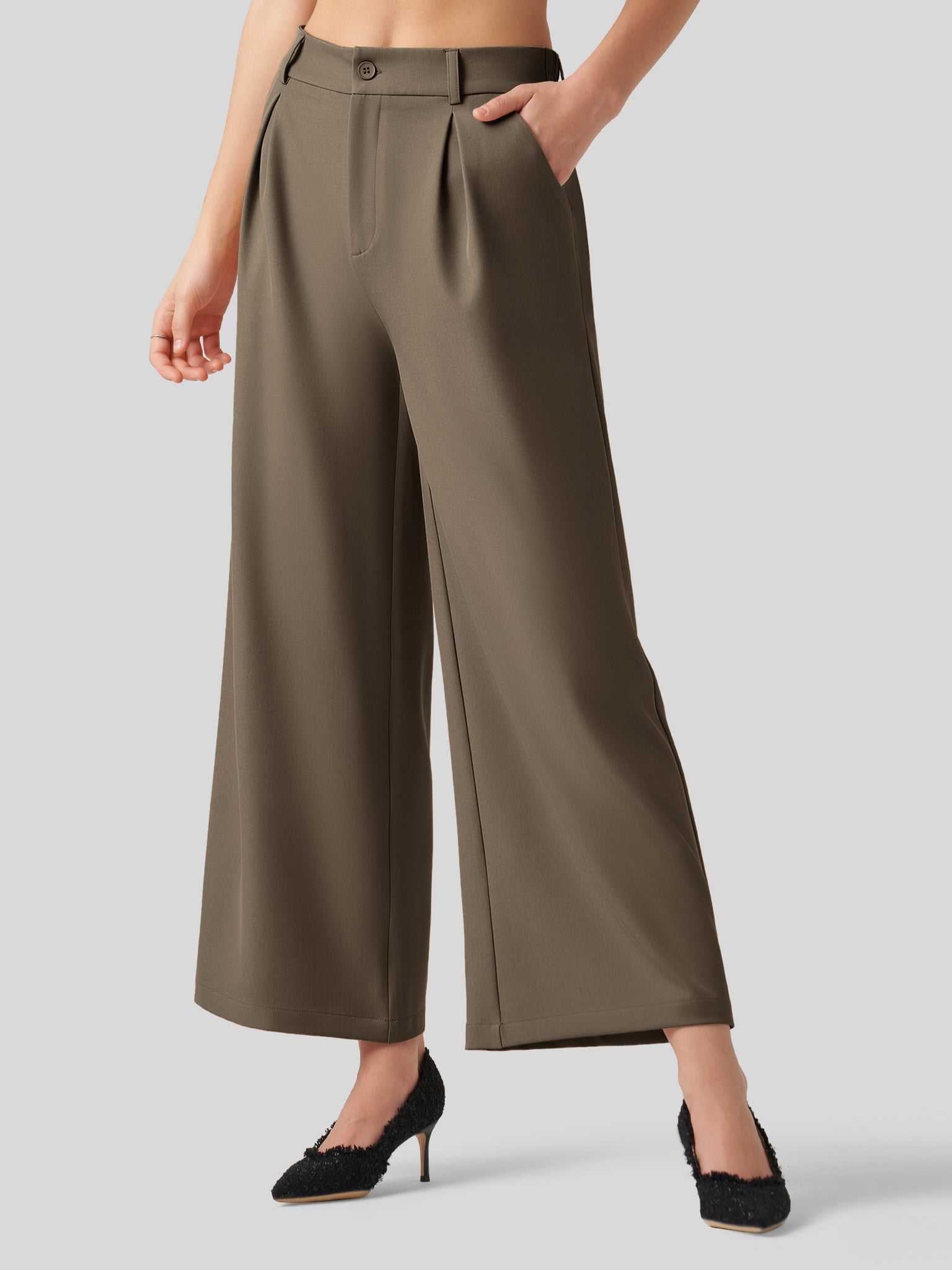 Women's Short-Length Palazzo Pant-29 Inch