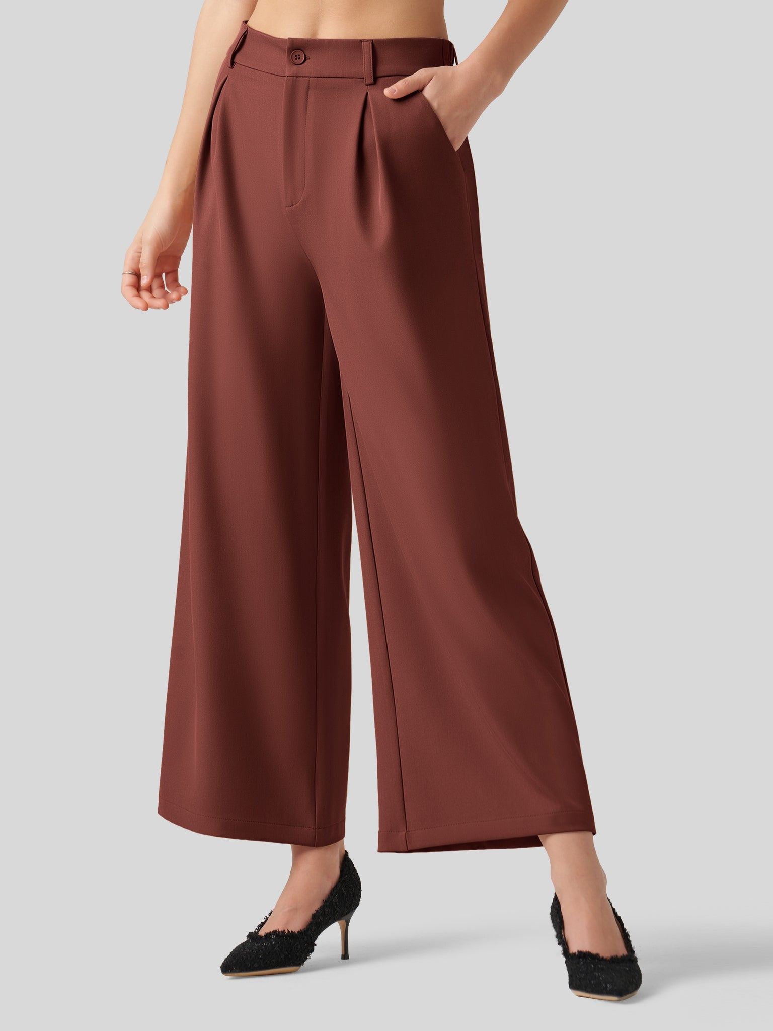 Women's Short-Length Palazzo Pant-29 Inch