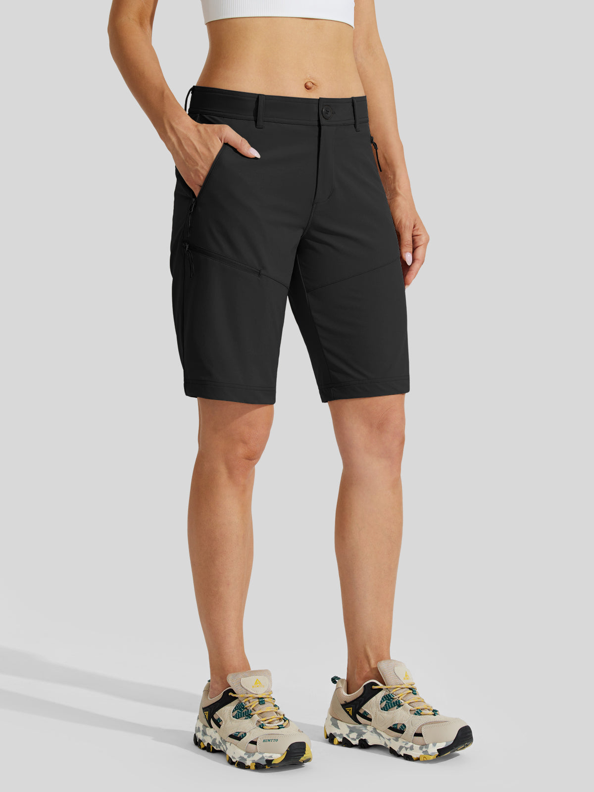 Women's Slim Leg Golf Shorts 13 Inch