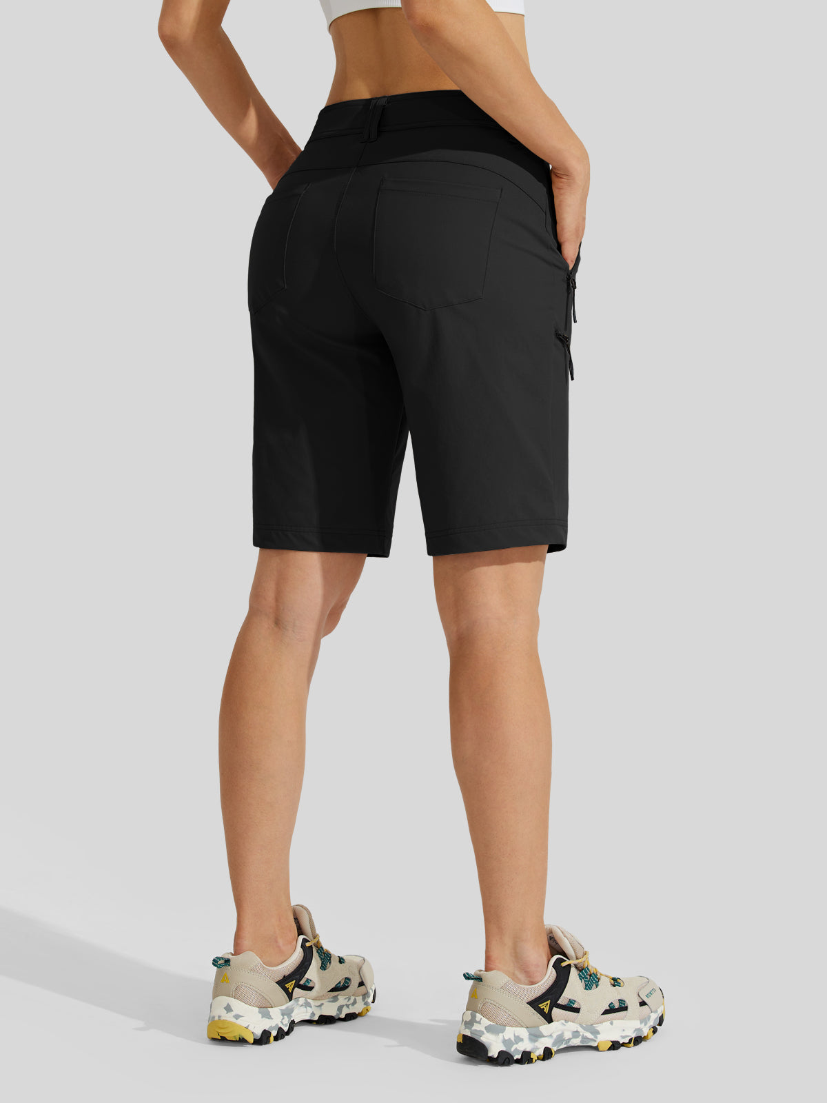 Women's Slim Leg Golf Shorts 10 Inch
