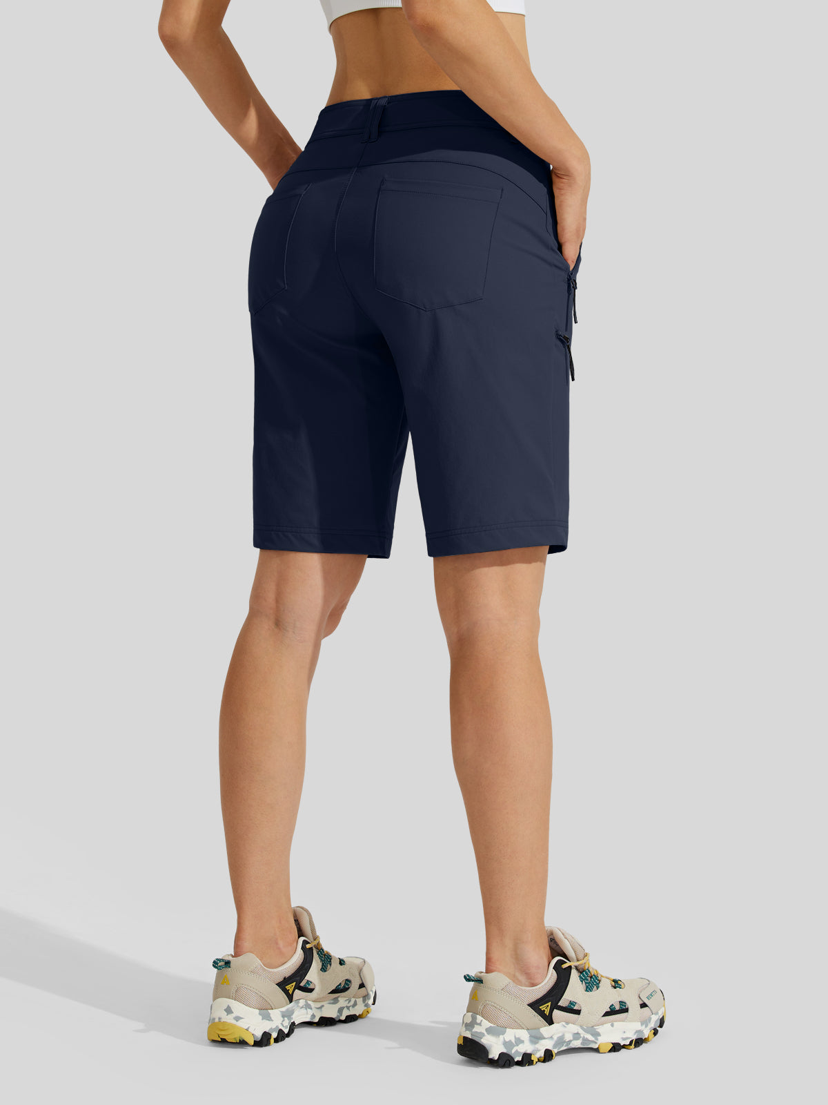 Women's Slim Leg Golf Shorts 10 Inch