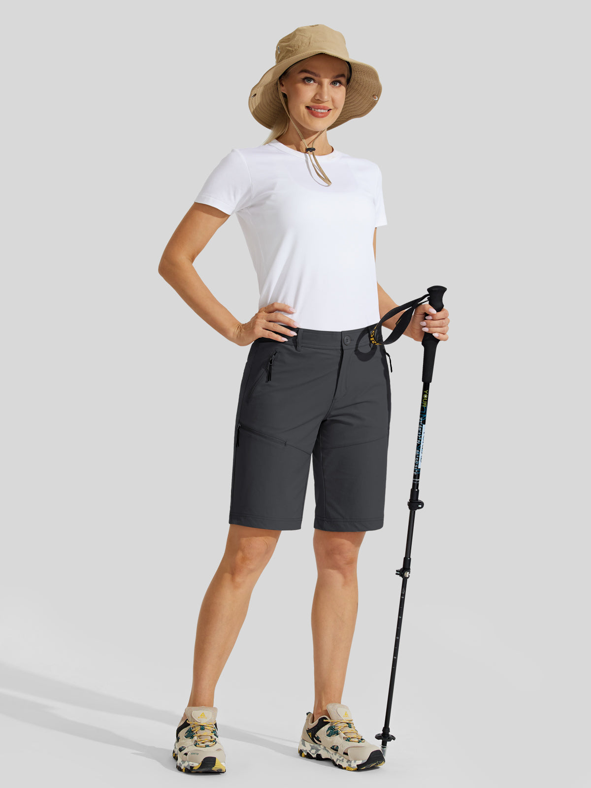 Women's Slim Leg Golf Shorts 13 Inch