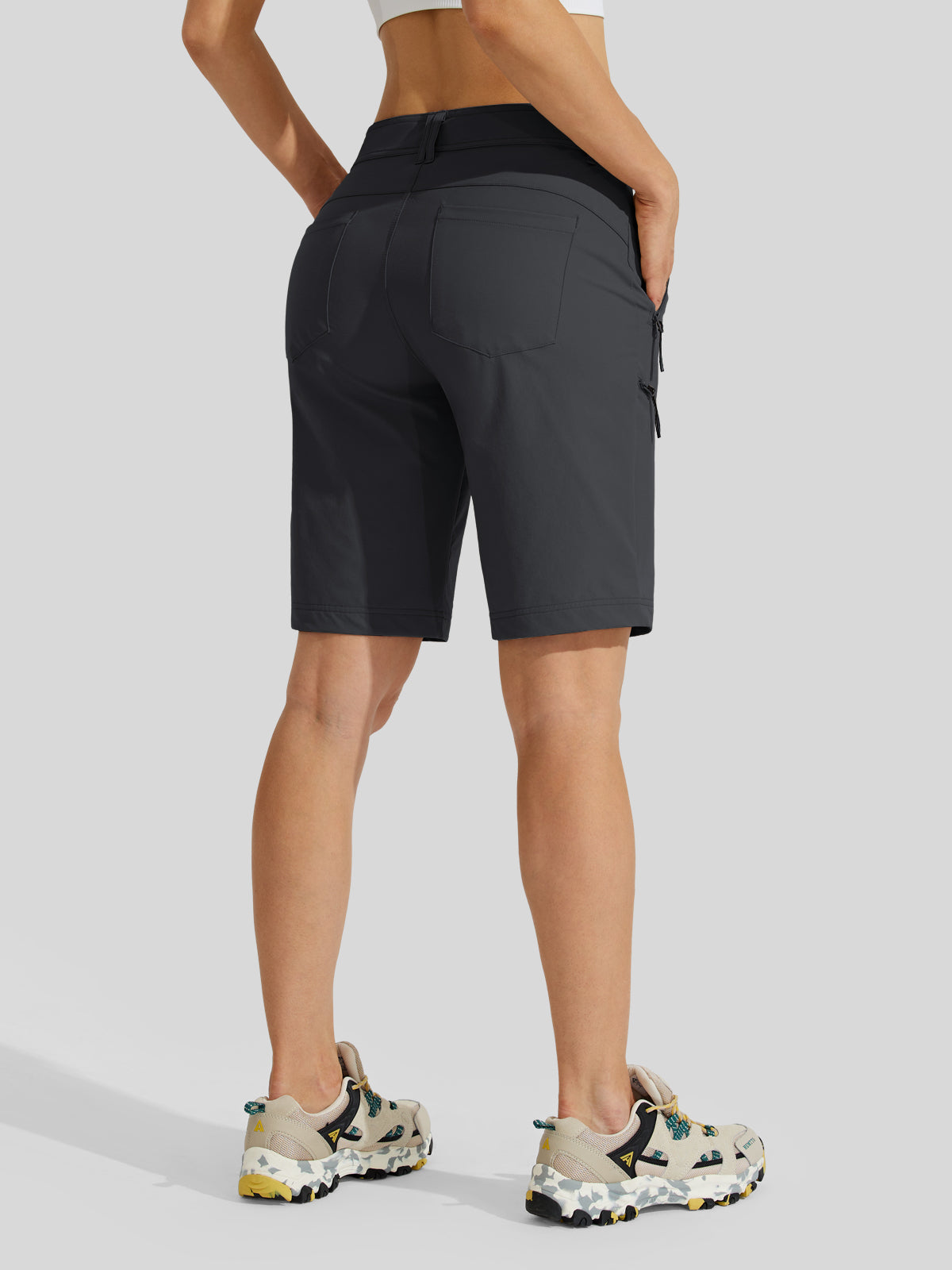 Women's Slim Leg Golf Shorts 10 Inch