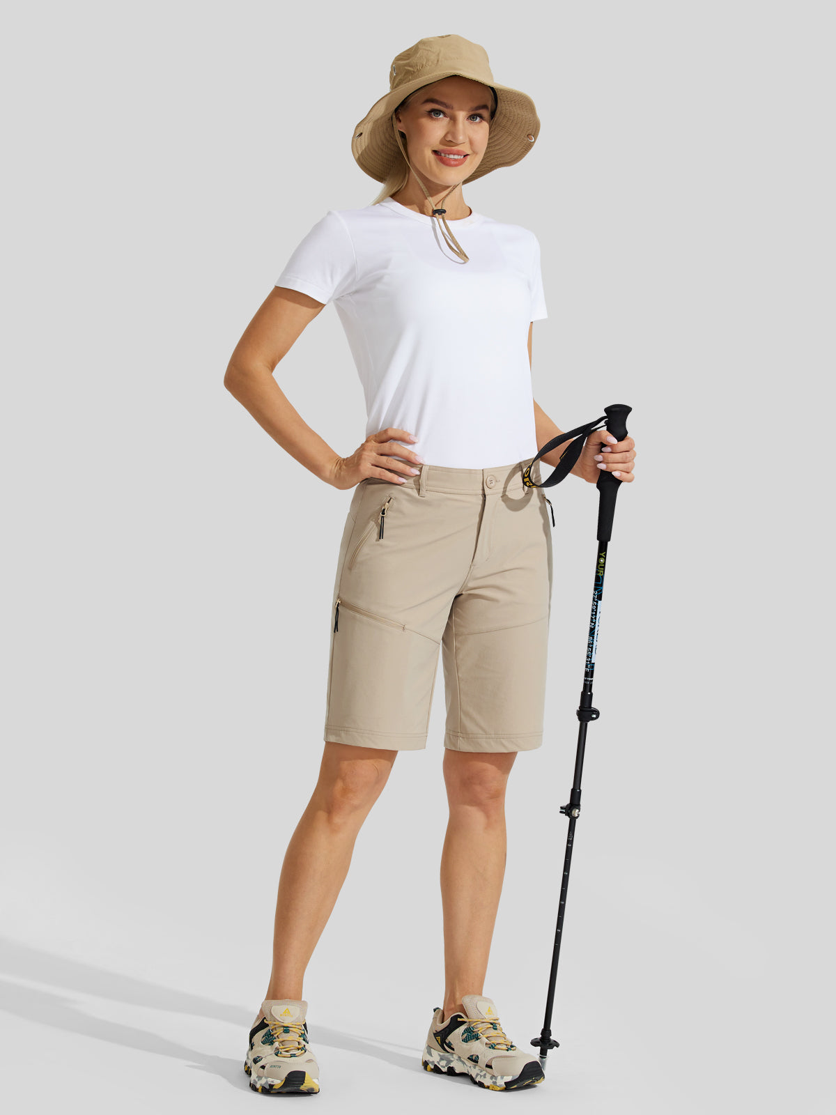 Women's Slim Leg Golf Shorts 10 Inch