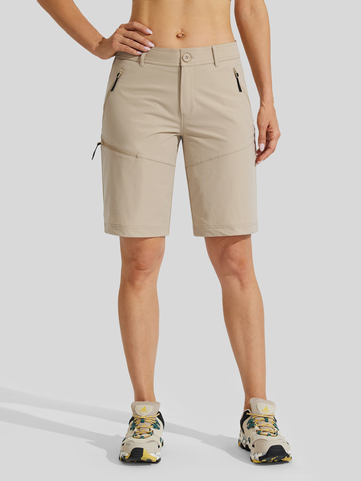 Women's Slim Leg Golf Shorts 13 Inch