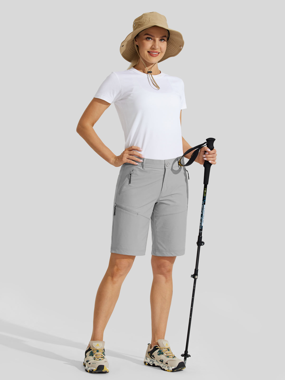 Women's Slim Leg Golf Shorts 10 Inch