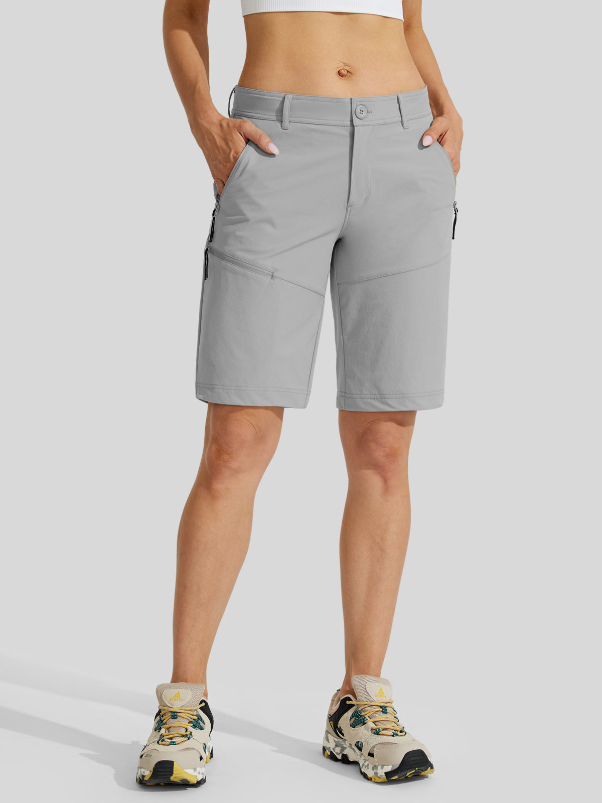 Women's Slim Leg Golf Shorts 13 Inch
