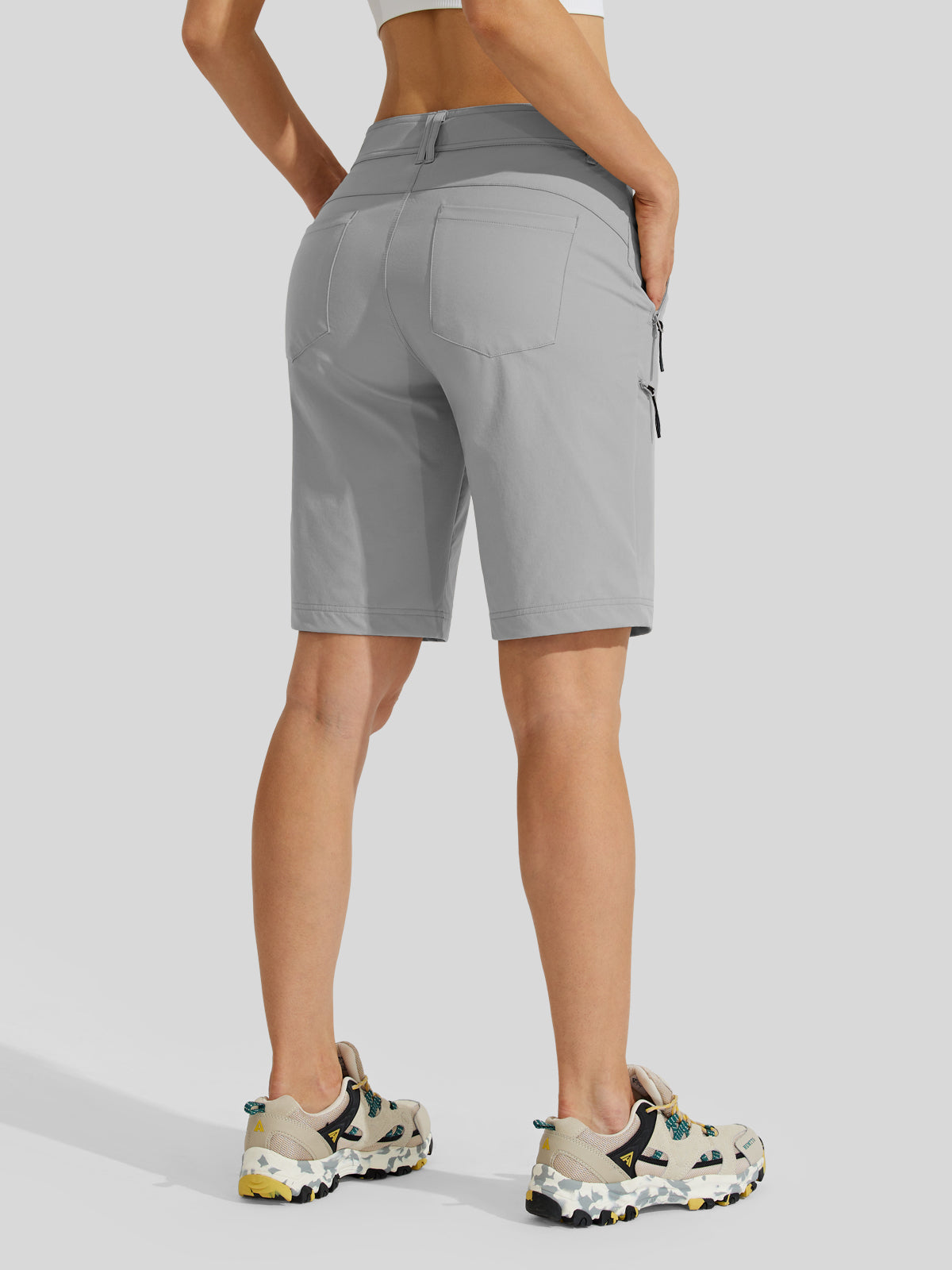Women's Slim Leg Golf Shorts 10 Inch