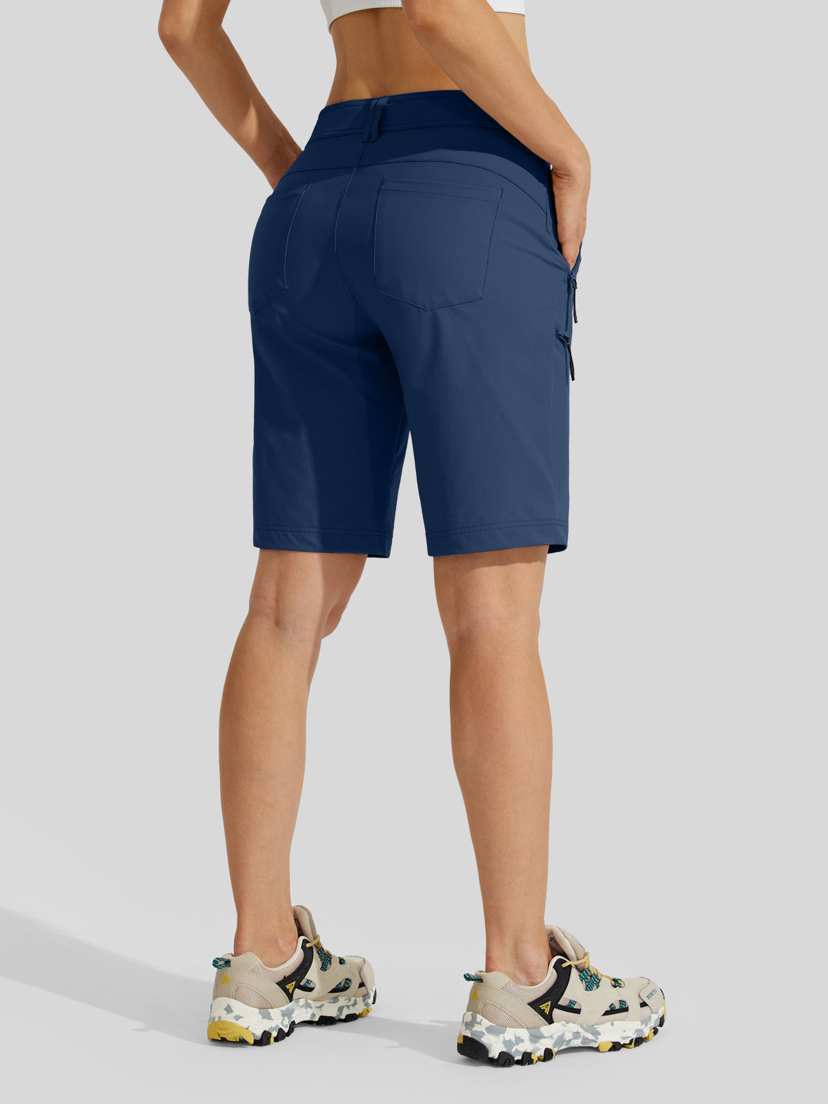 Women's Slim Leg Golf Shorts 10 Inch