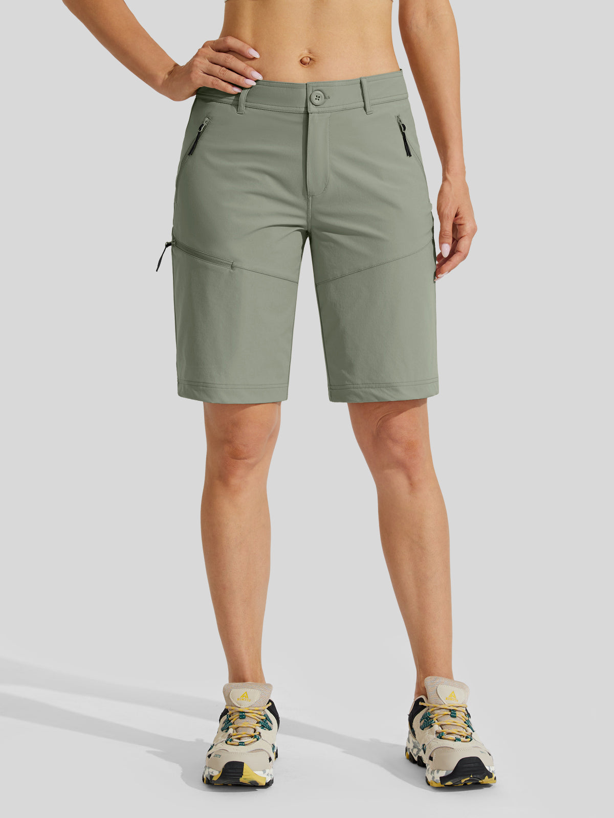 Women's Slim Leg Golf Shorts 13 Inch