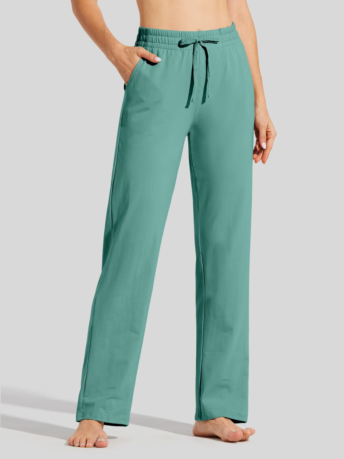 Women's Straight-Leg Cotton Sweatpants
