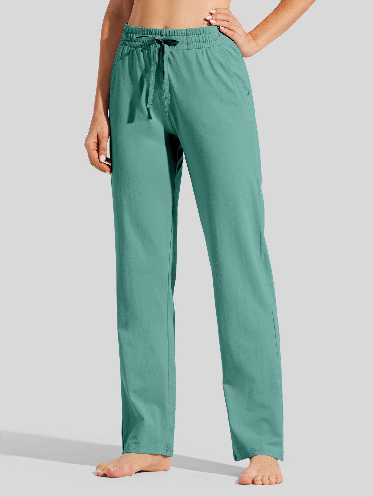 Women's Straight-Leg Cotton Sweatpants