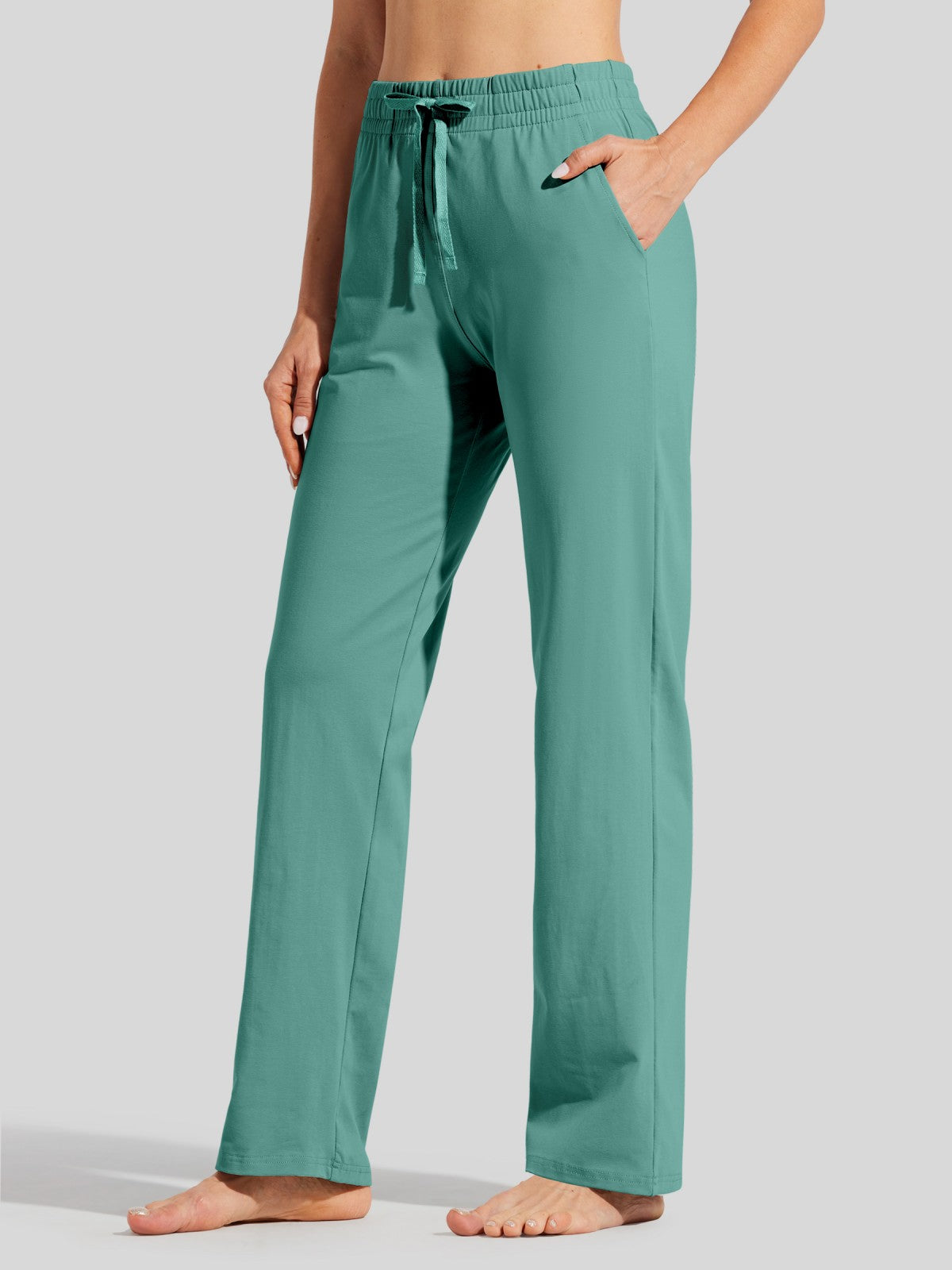Women's Straight-Leg Cotton Sweatpants