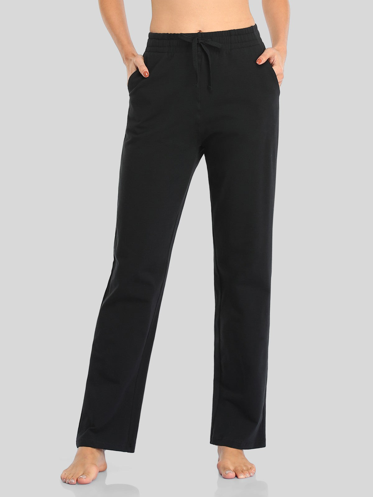 Women's Straight-Leg Cotton Sweatpants