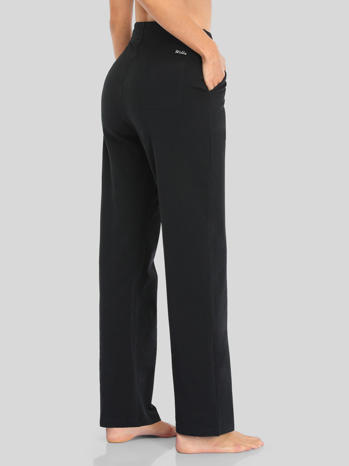 Women's Straight-Leg Cotton Sweatpants