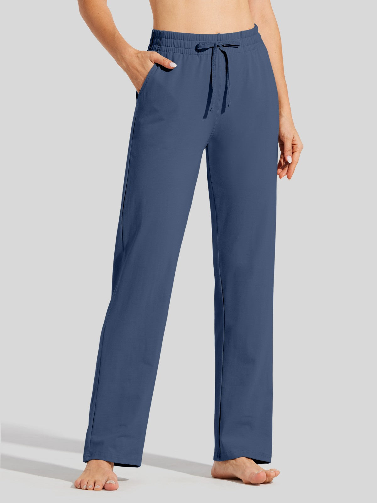 Women's Straight-Leg Cotton Sweatpants