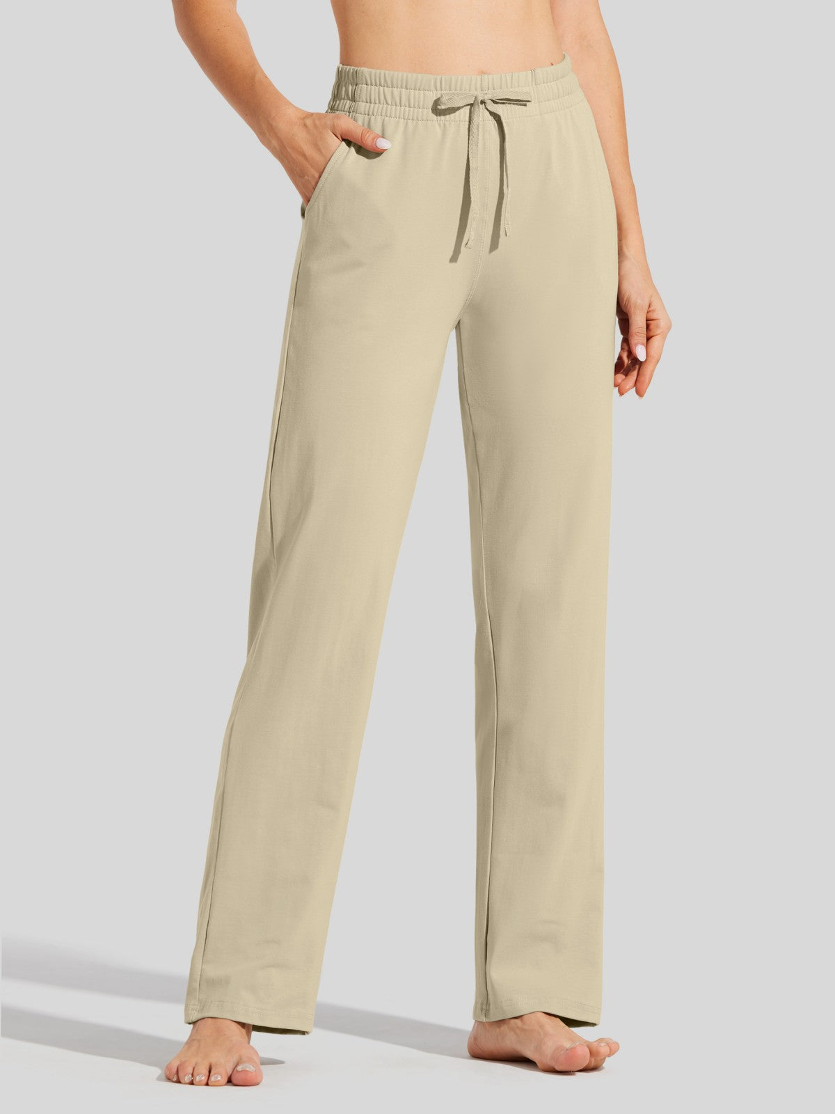 Women's Straight-Leg Cotton Sweatpants