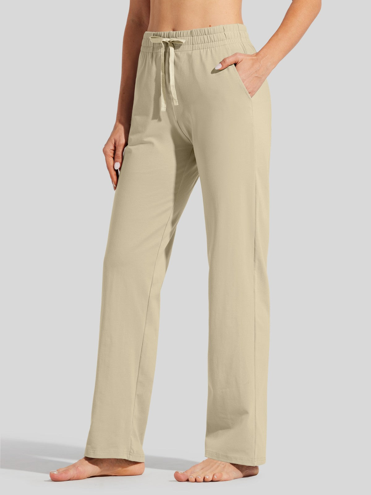 Women's Straight-Leg Cotton Sweatpants