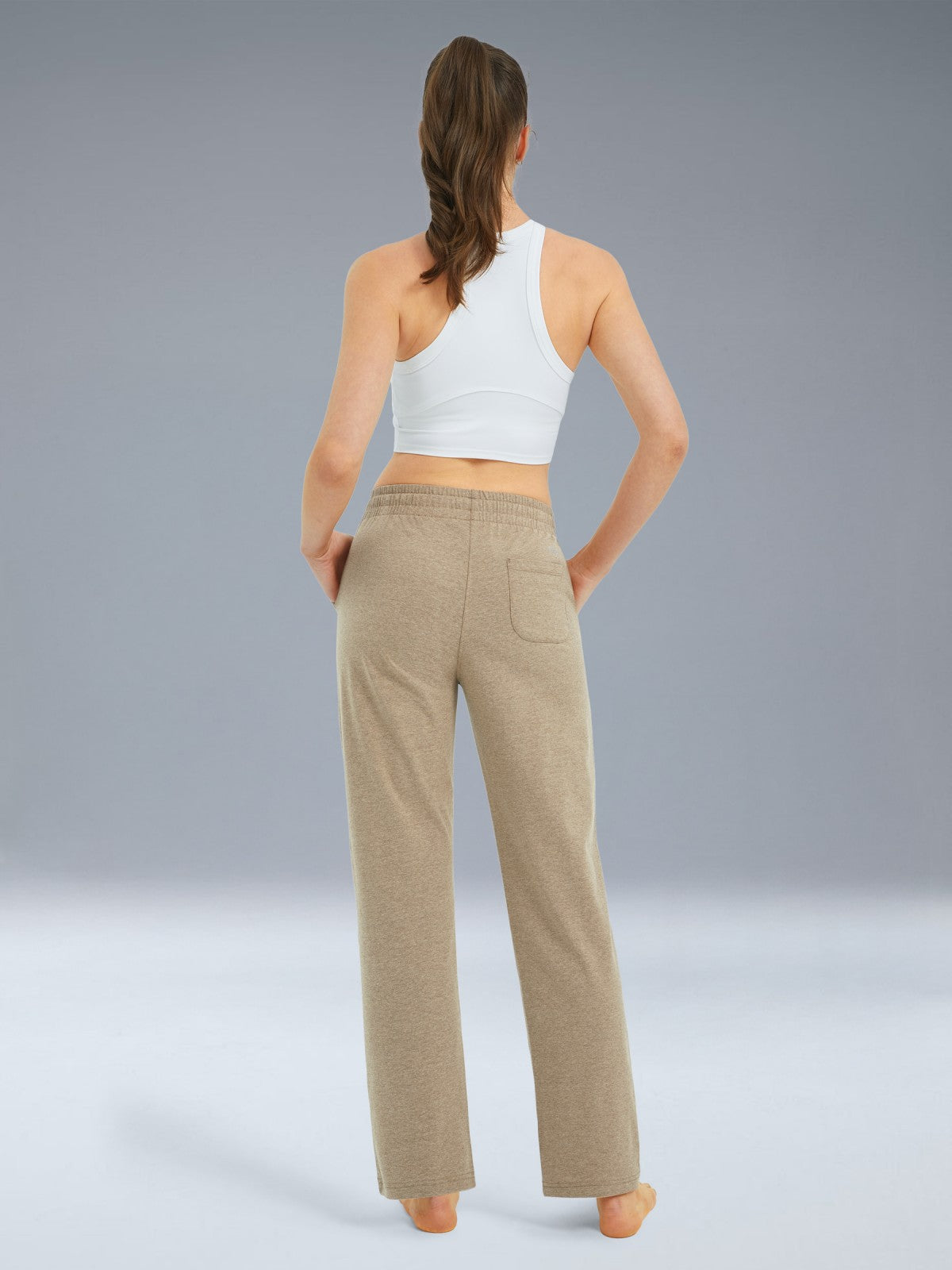 Women's Straight-Leg Cotton Sweatpants