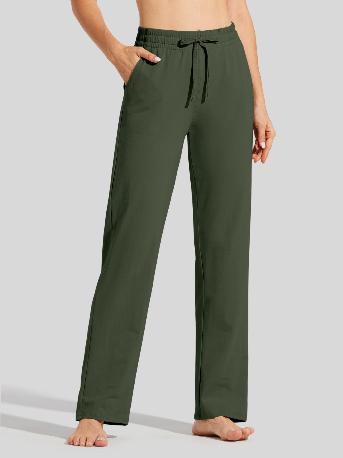 Women's Straight-Leg Cotton Sweatpants