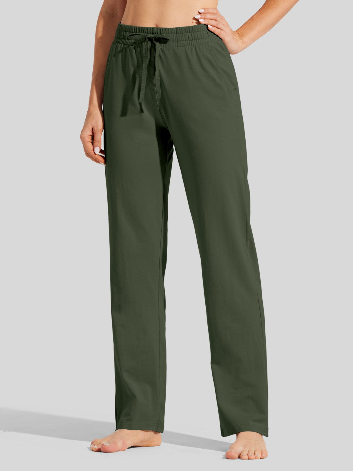 Women's Straight-Leg Cotton Sweatpants
